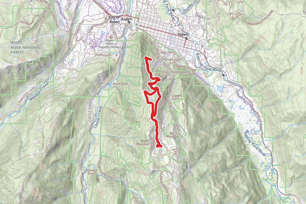 Aspen Mountain OHV Trail