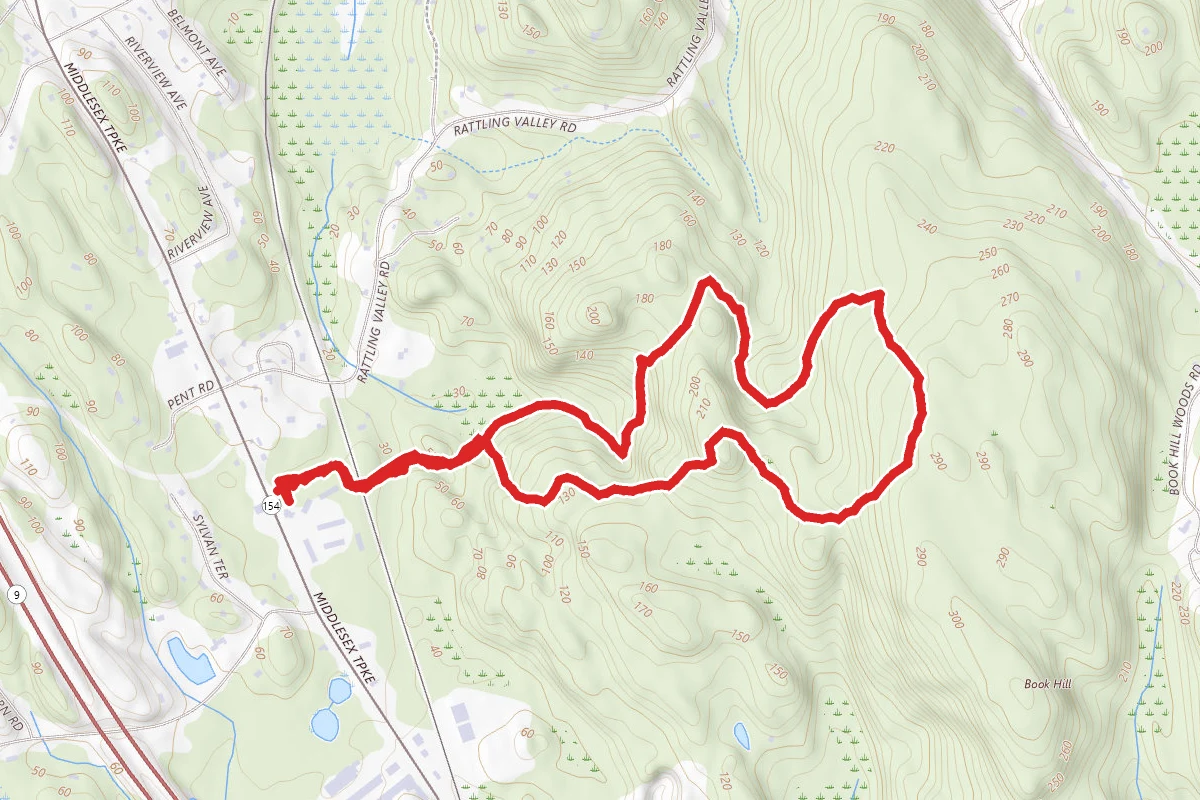 Canfield Woods via Deep River Trail