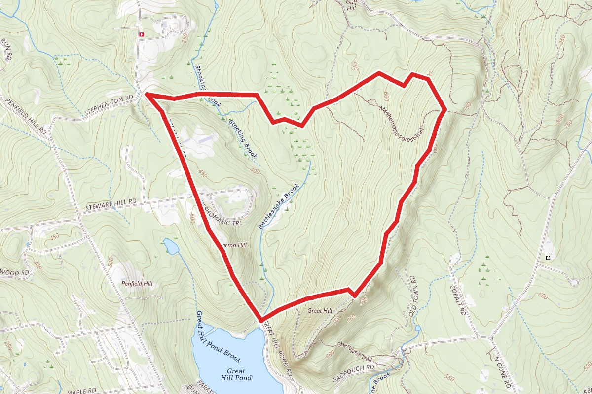 Meshomasic Forest Trail