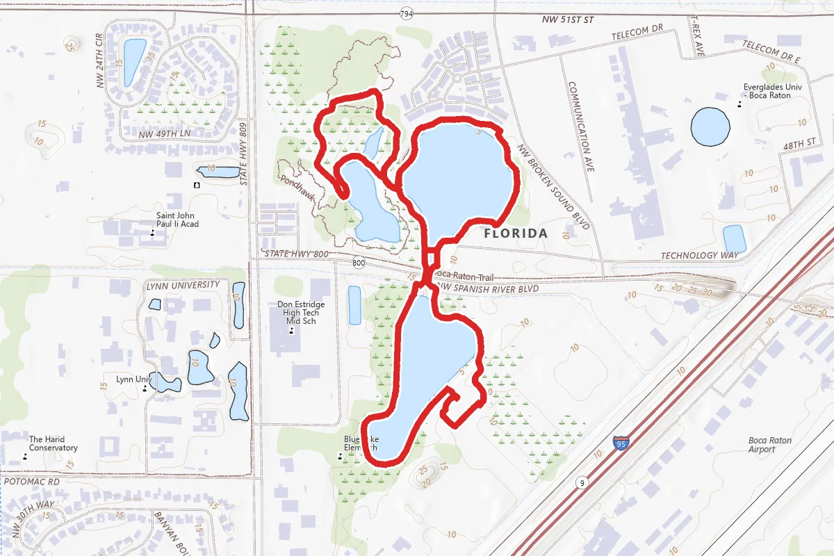 Pondhawk Natural Area and Blue Lake Loop