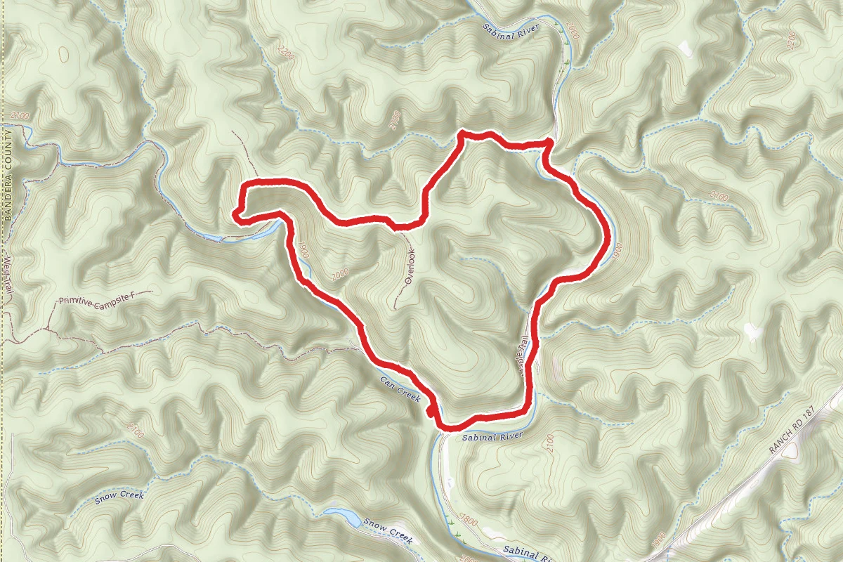 Lost Maples East Trail Loop