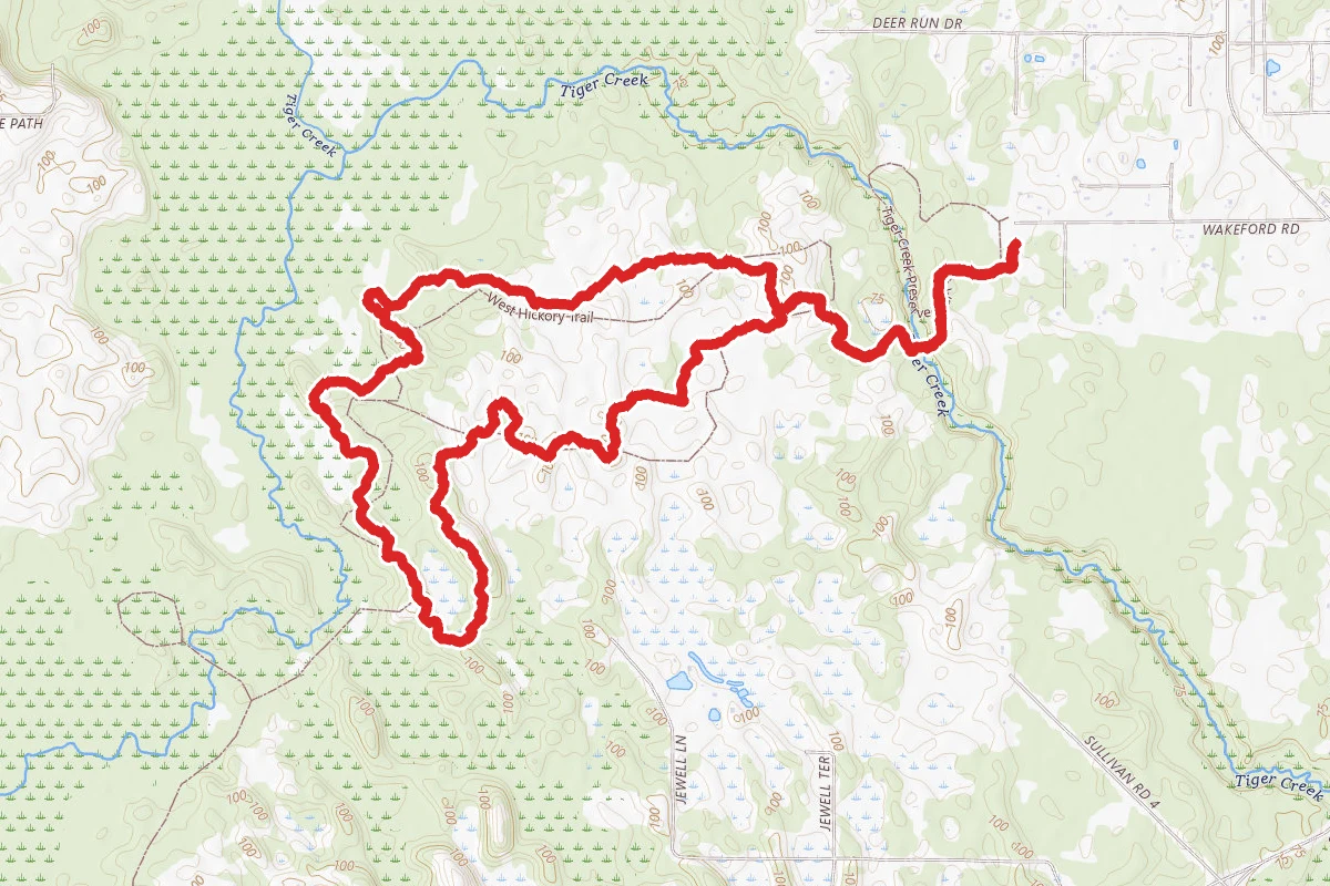 Highlands Trail Loop via Wakeford