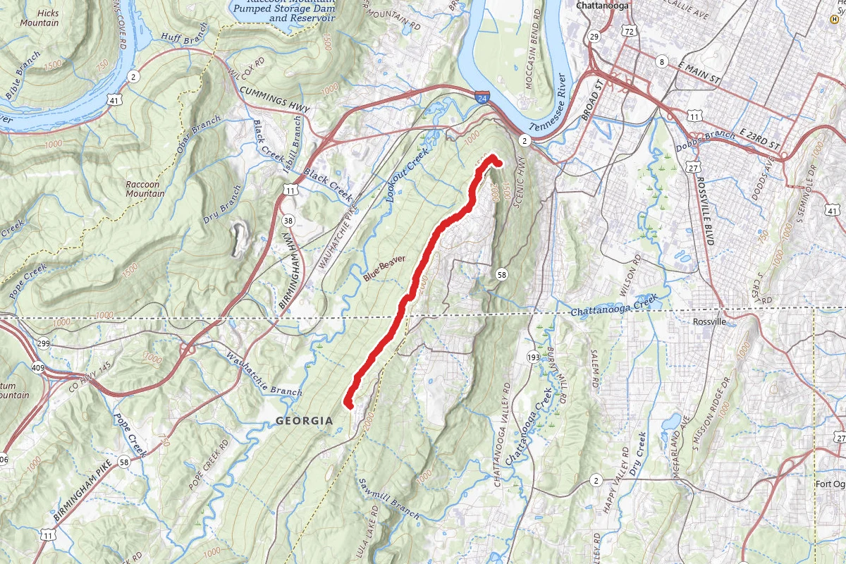 Lookout Mountain Bluff Trail