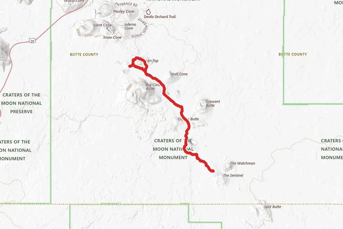 Craters of the Moon Wilderness Trail