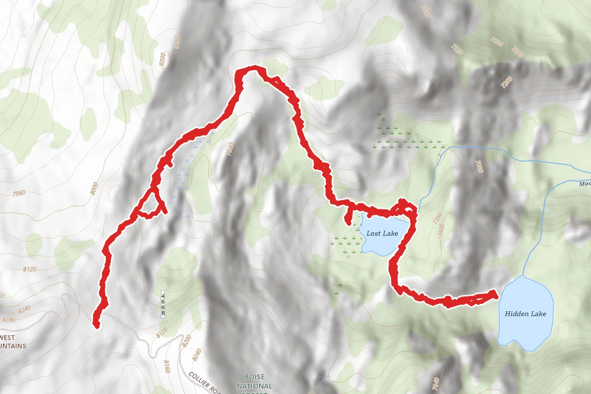 Hidden Lake and Lost Lake Trail