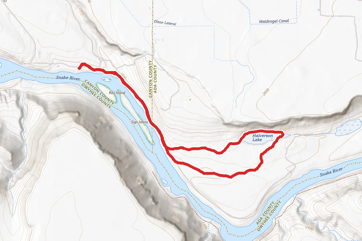 Halverson Lake Trail