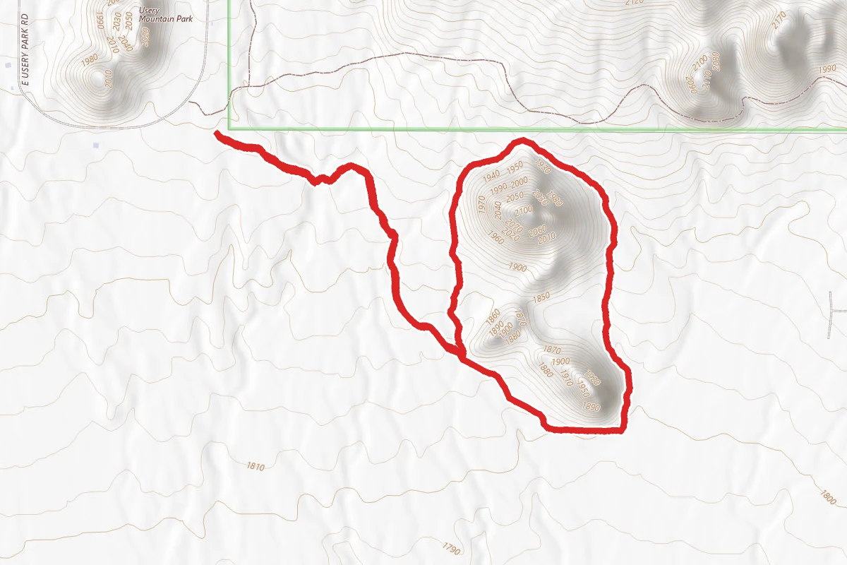 Cat's Peaks Loop via Blevins Trail