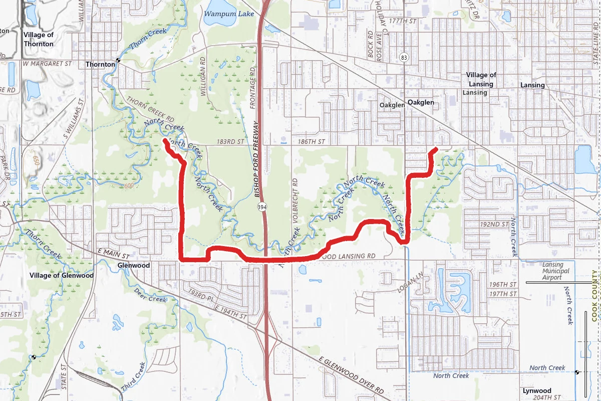 Thorn Creek Bicycle Trail