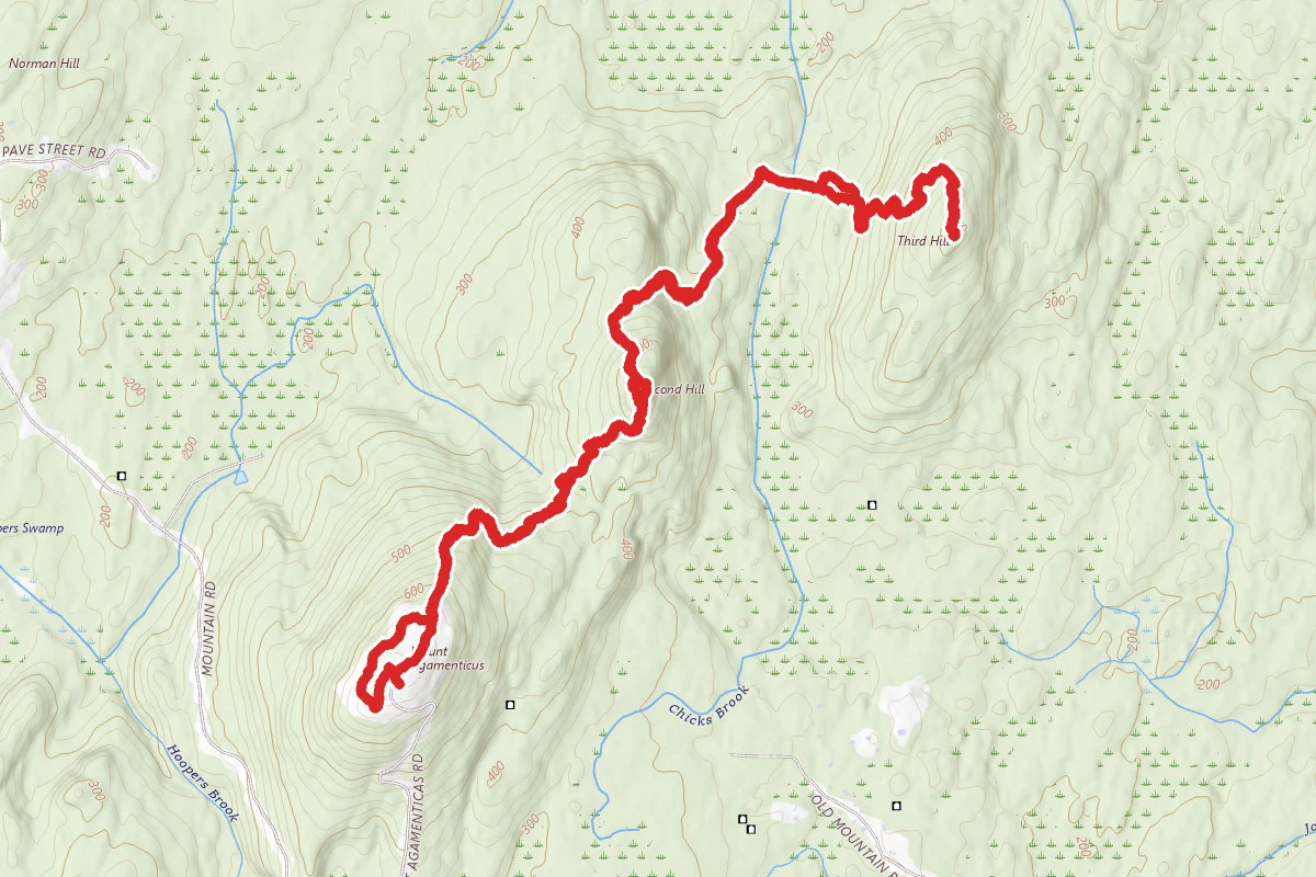Third Hill via Sweet Fern and Notch Trail