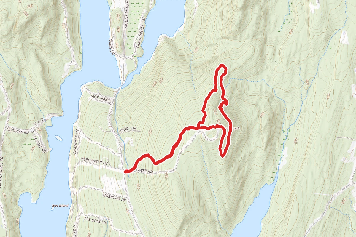 Mount Pisgah Tower and Ledges Trail