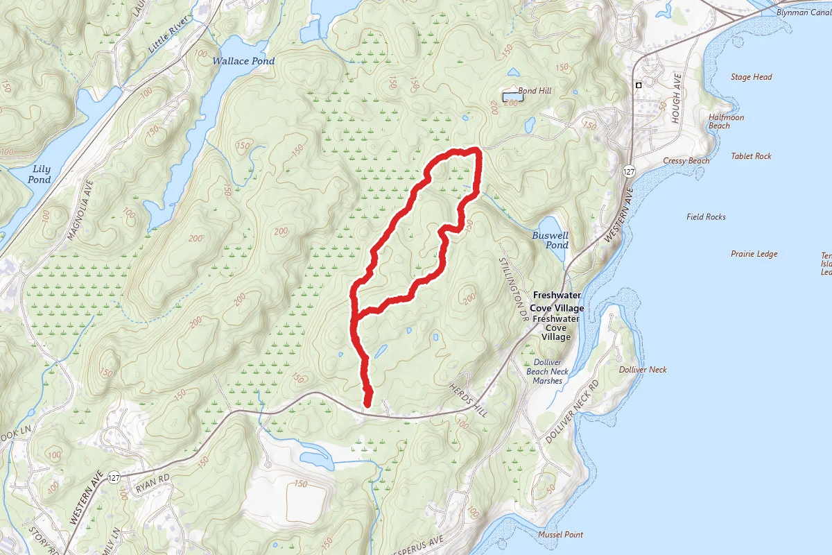 Ridge Road to Old Salem Road Loop