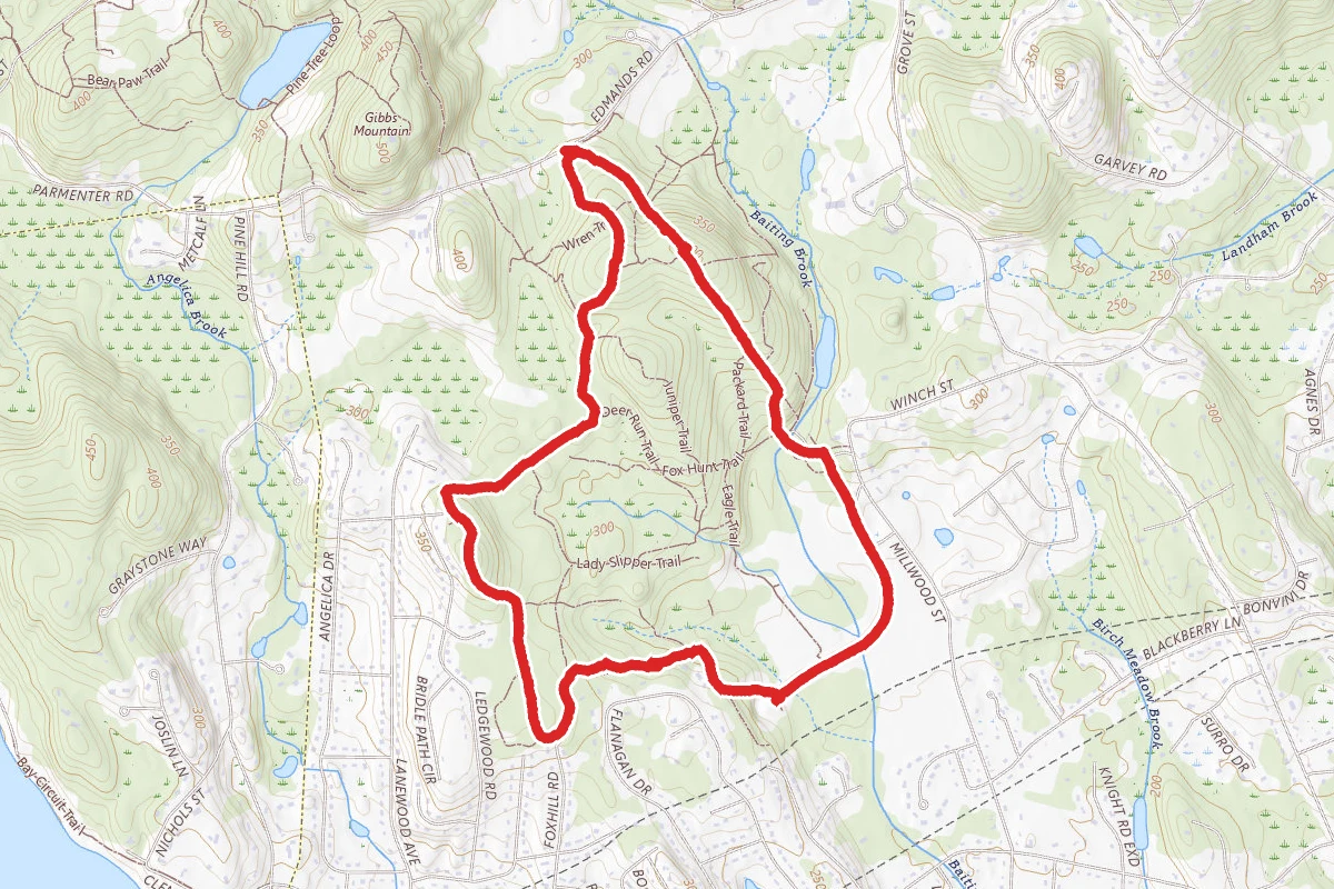 Pioneer, Rocky Road, Pinecone, Dam, and Pipeline Loop