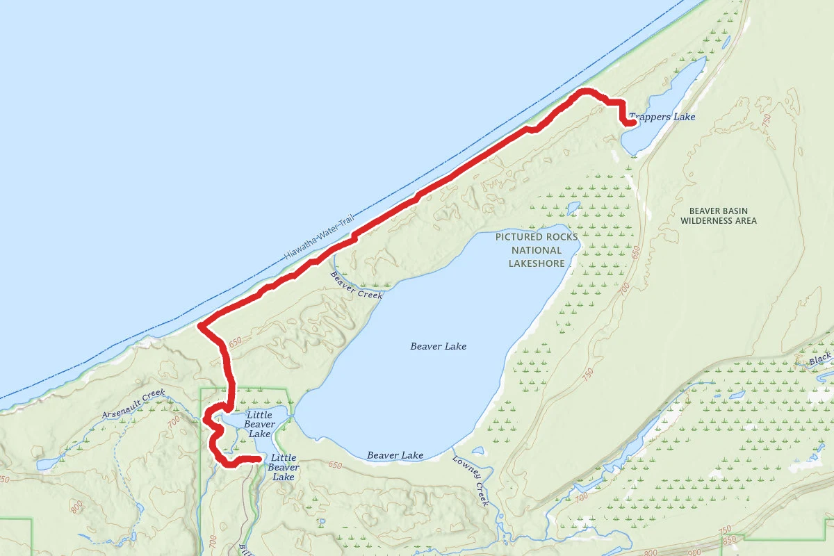 Little Beaver Lake to Trappers Lake