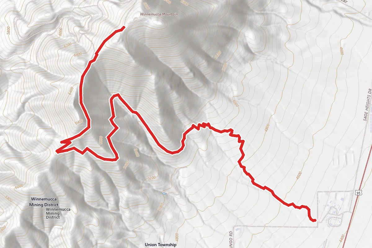 Winnemucca Mountain Trail