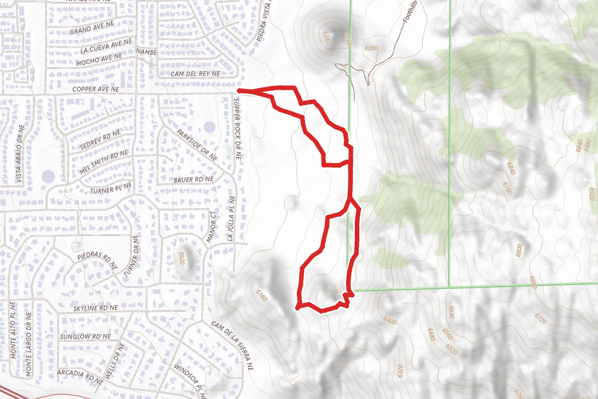 Sandia Foothills Double Loop