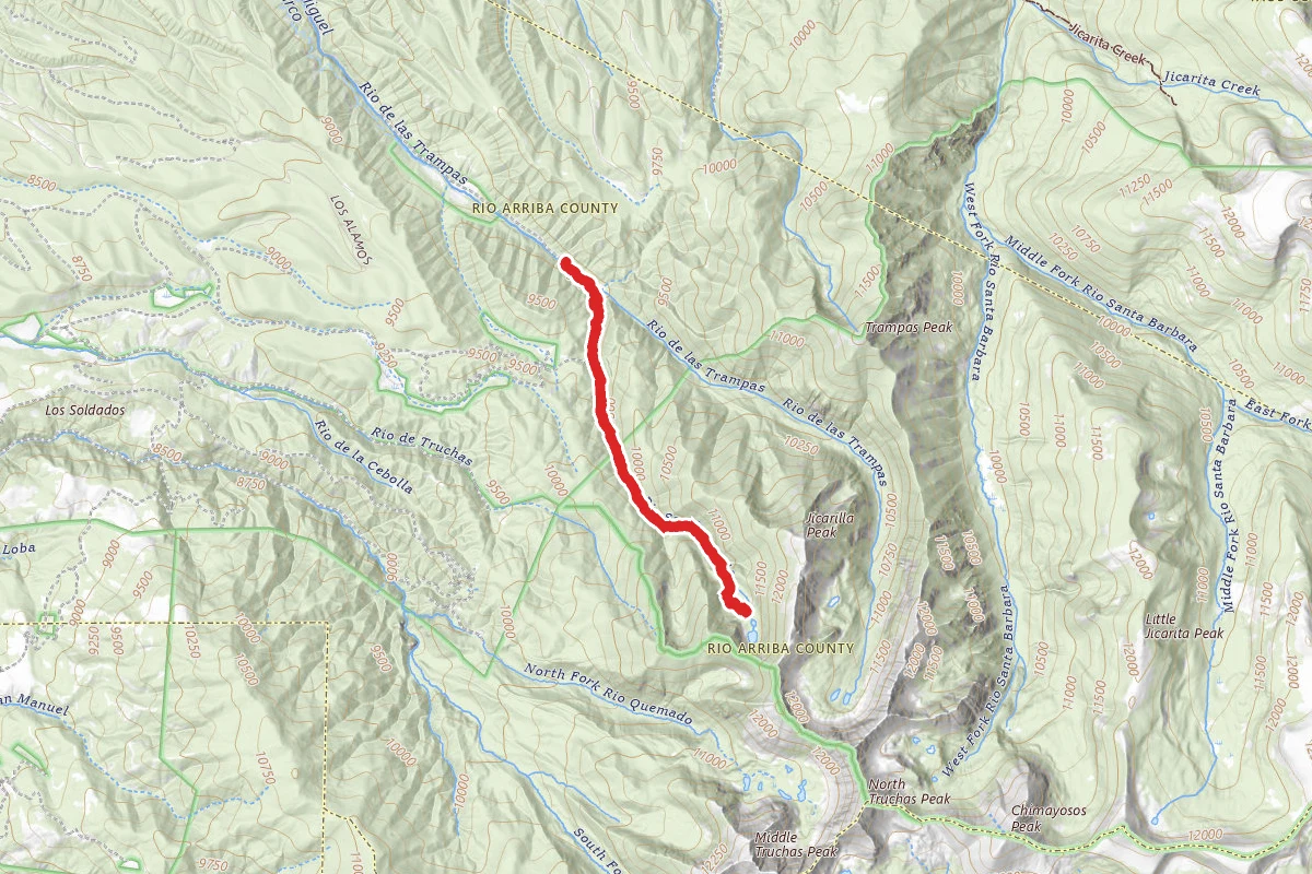 San Leonardo Lakes Trail