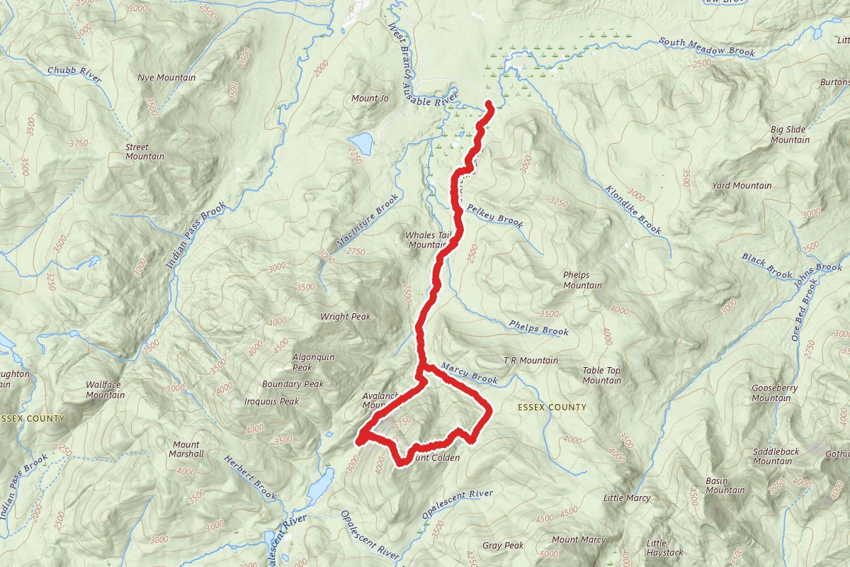 Mount Colden via Trap Dike Route