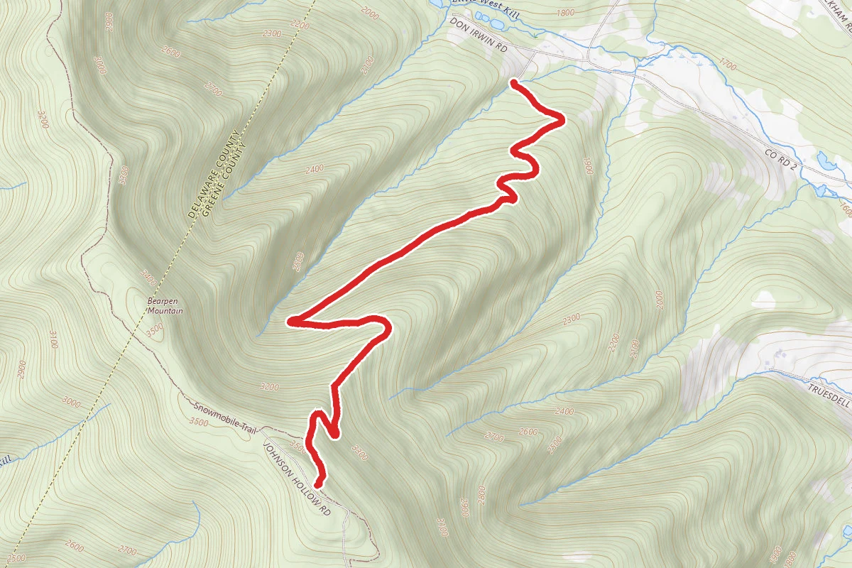 Bearpen Mountain Snowmobile Trail