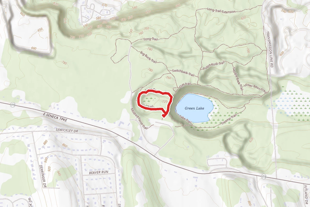 Cliff, Table Rock, and Mildred Faust Trail