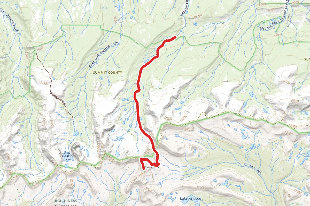 King's Peak via Henry's Fork Trail