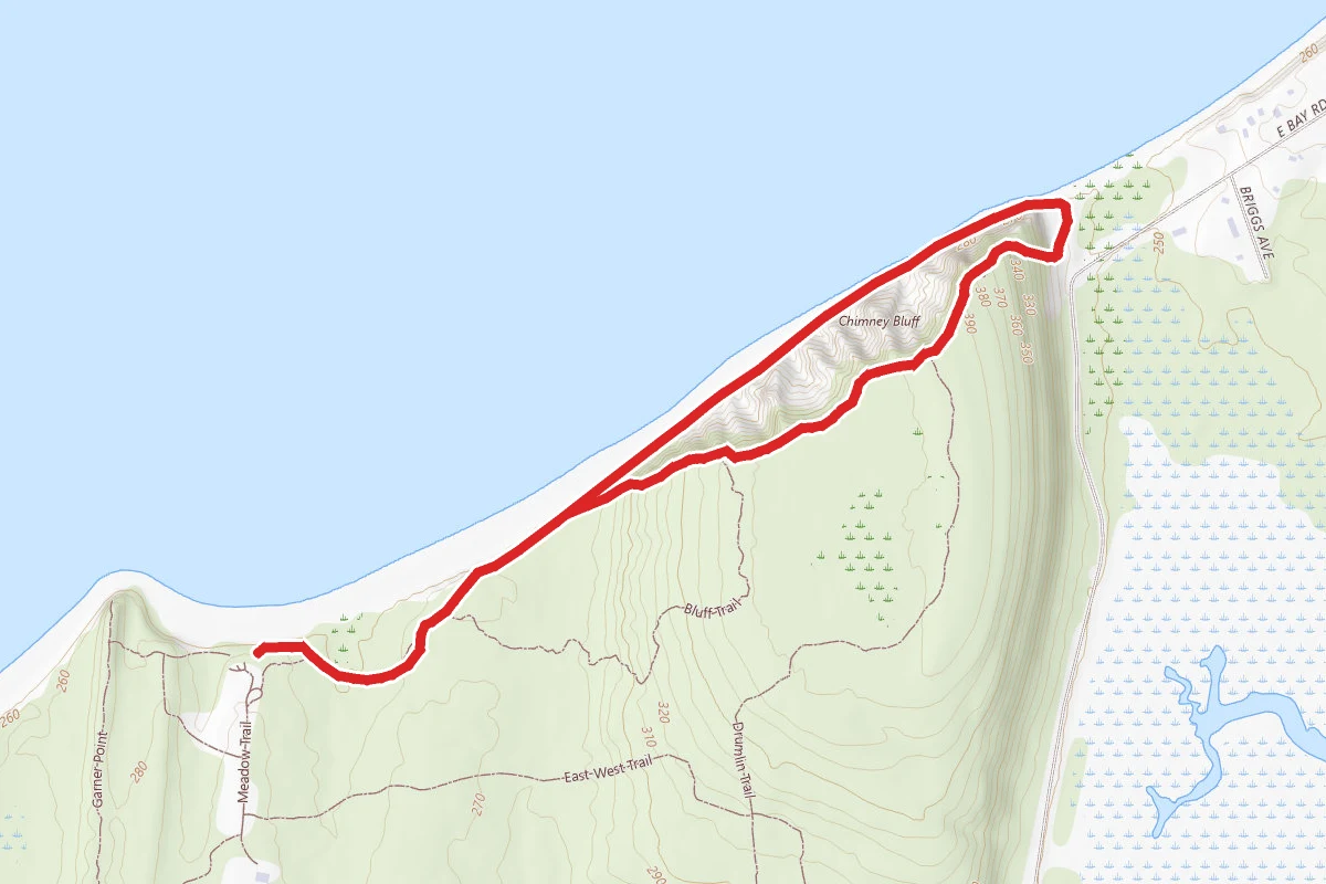 East Bay, Mudge Creek & Chimney Bluffs