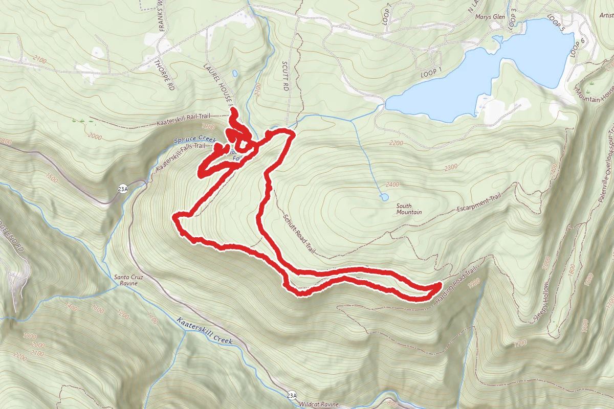 Kaaterskill Falls to Inspiration Point