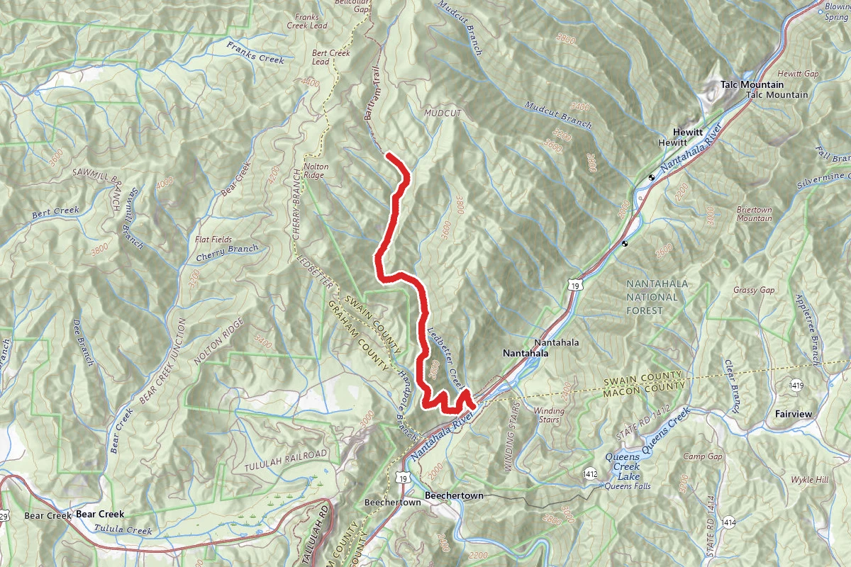 Bartram Falls Trail