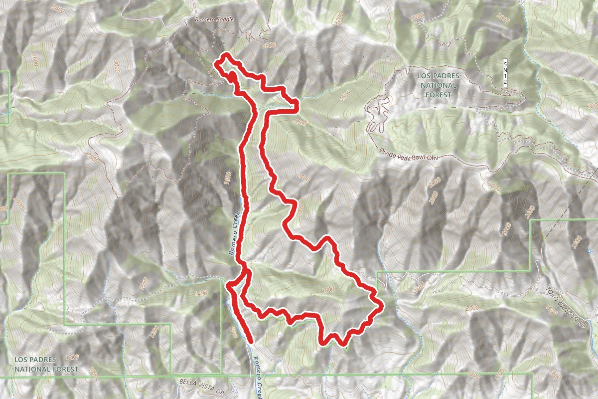 Romero Canyon Trail