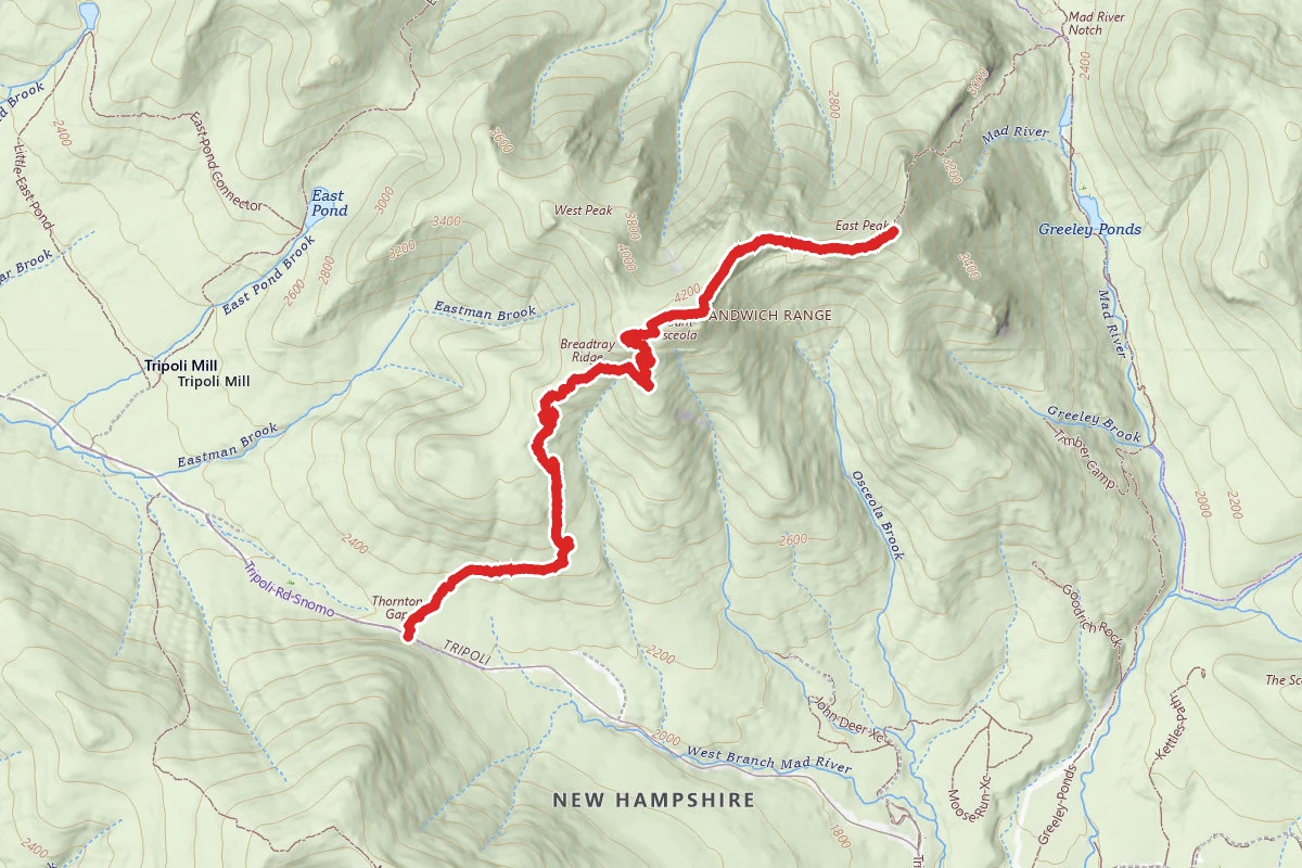 Mount Osceola and East Osceola