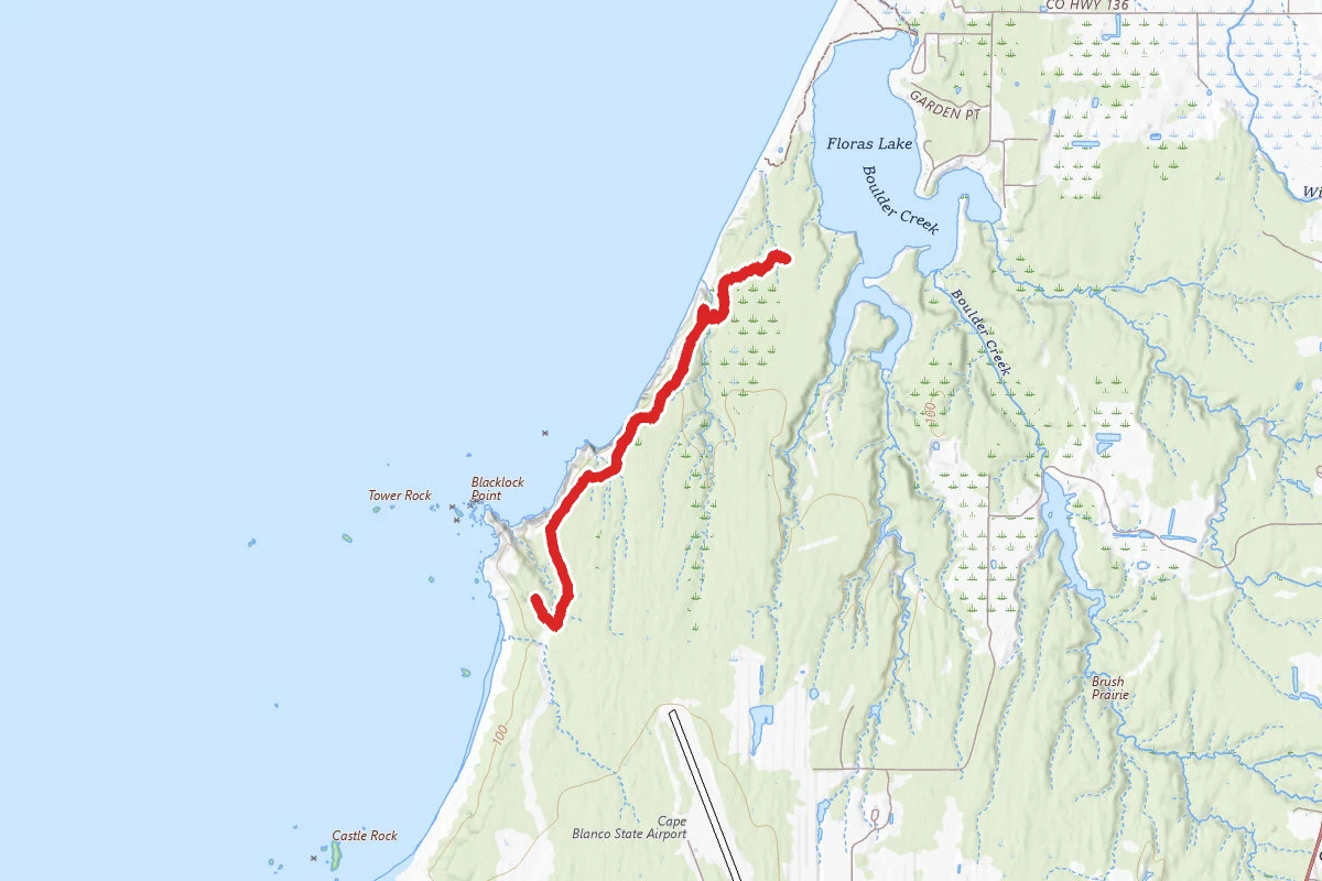 Blacklock to Floras Lake Loop