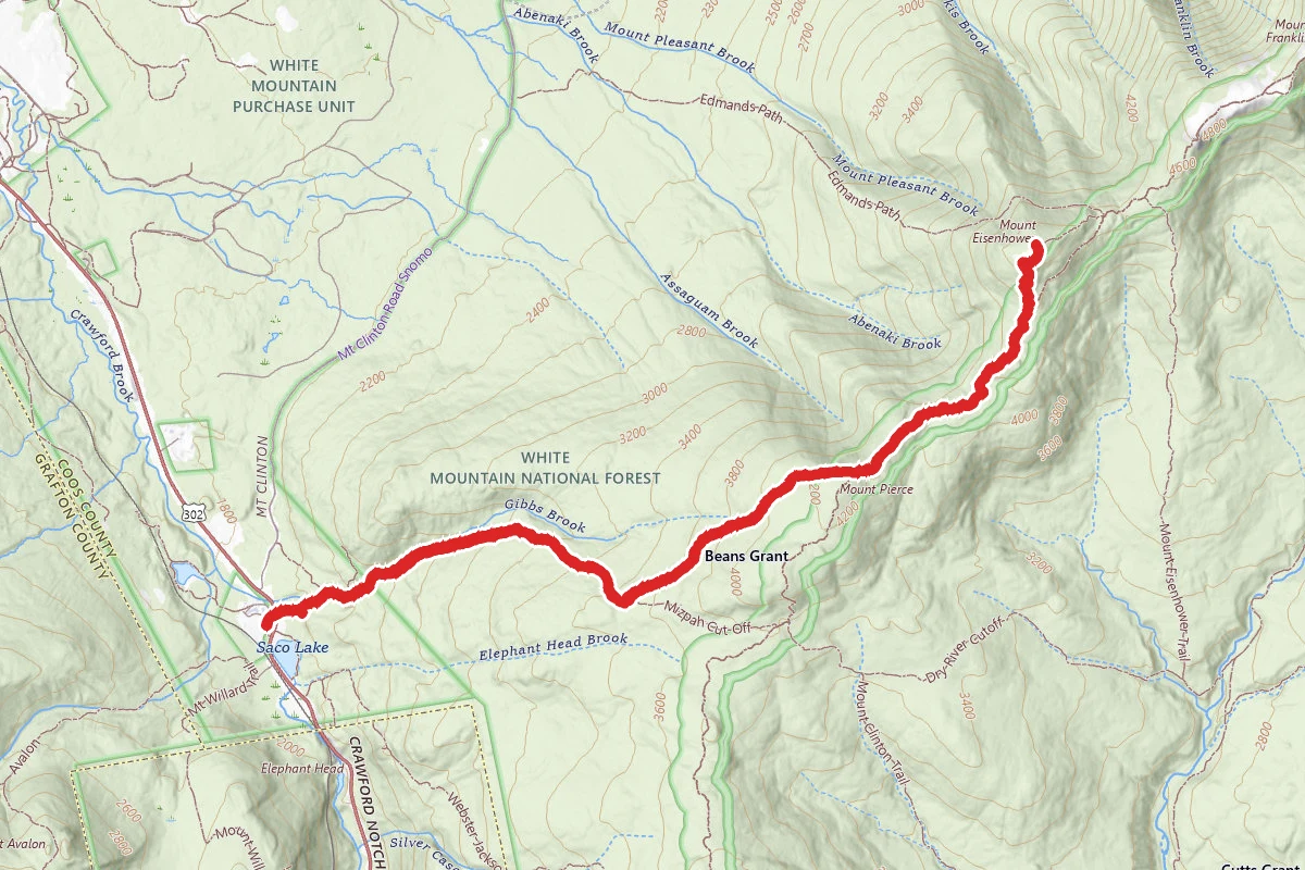 Mount Eisenhower via Crawford Path