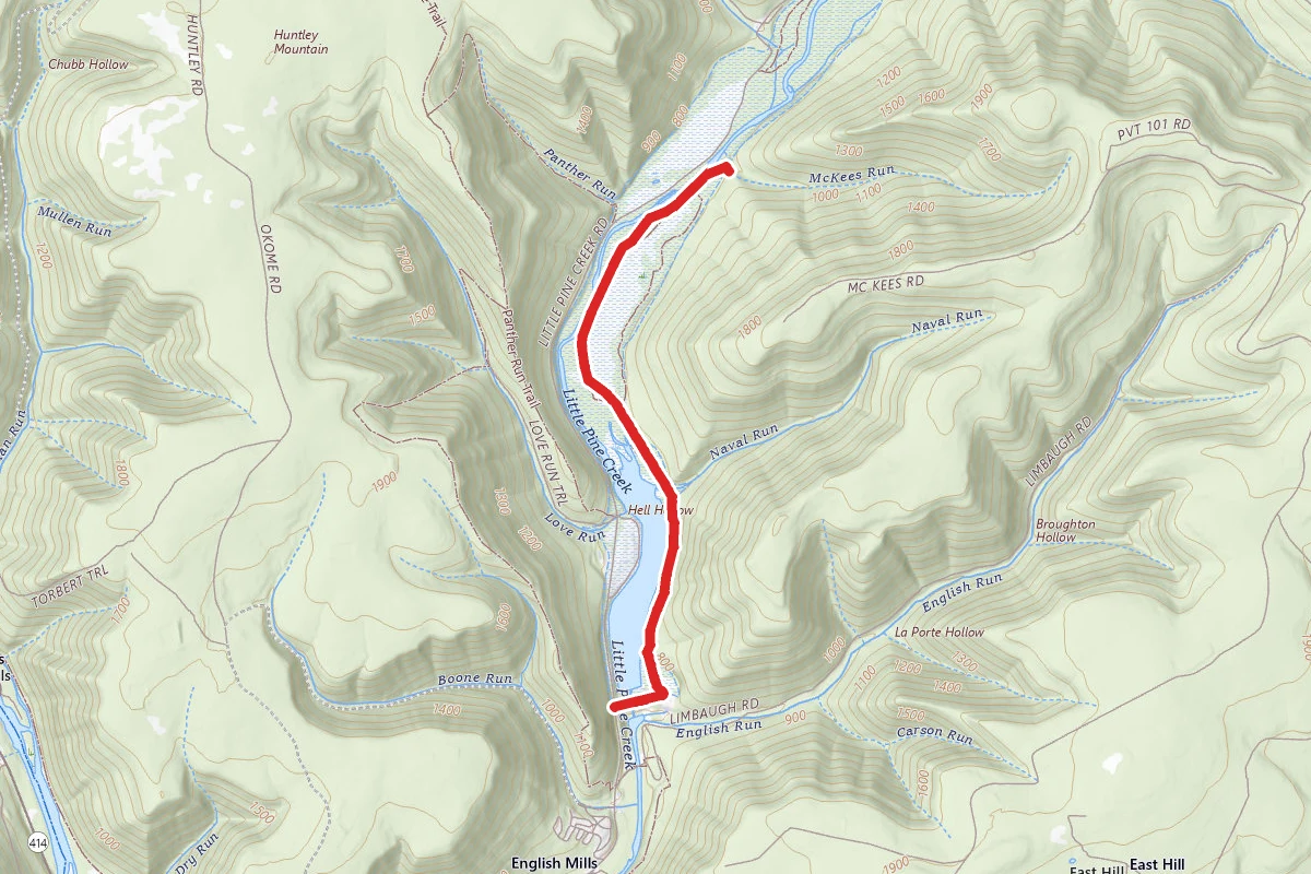 Little Pine Lake Trail
