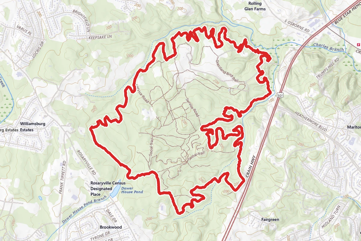 Rosaryville Perimeter Trail