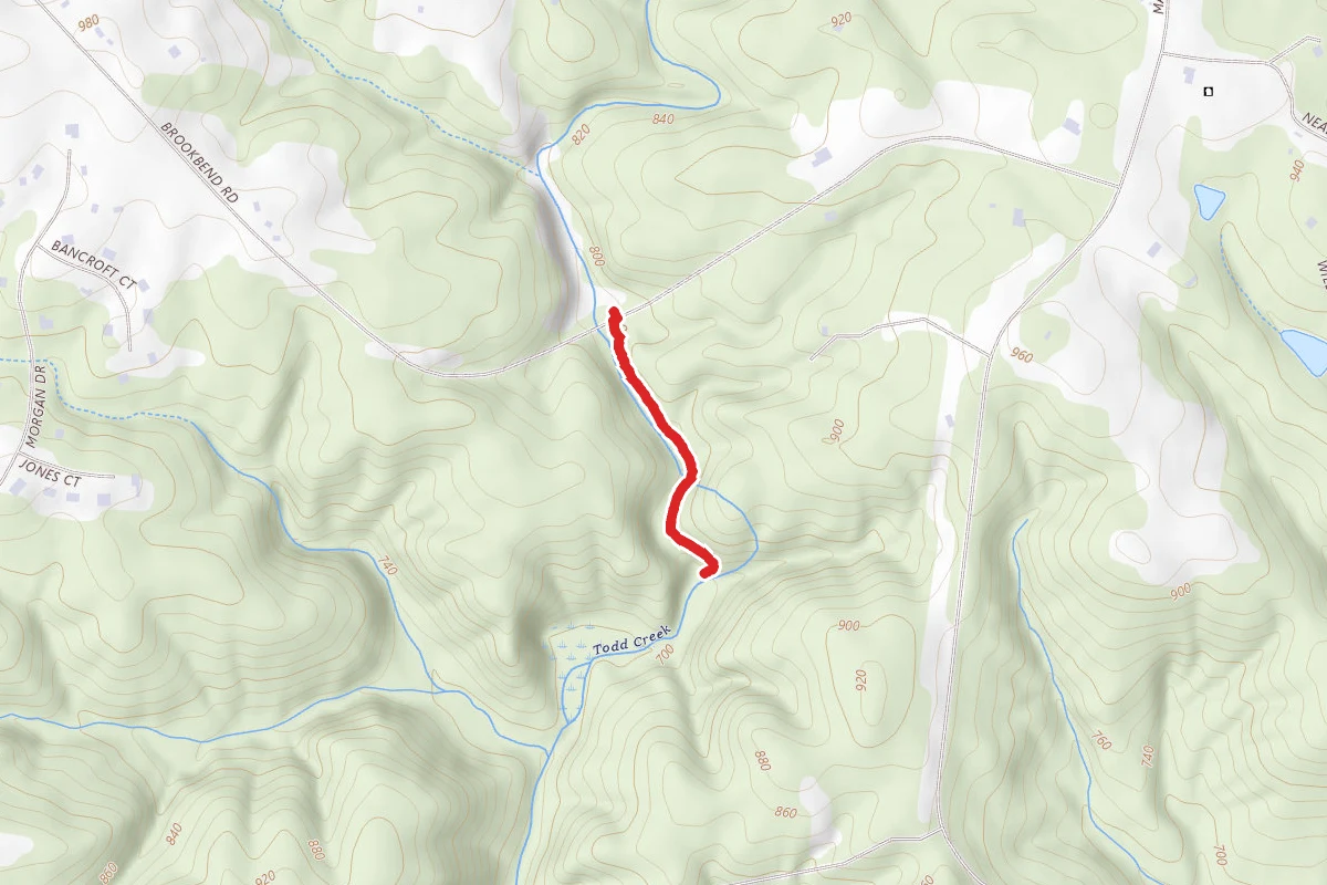Todd Creek Falls Trail