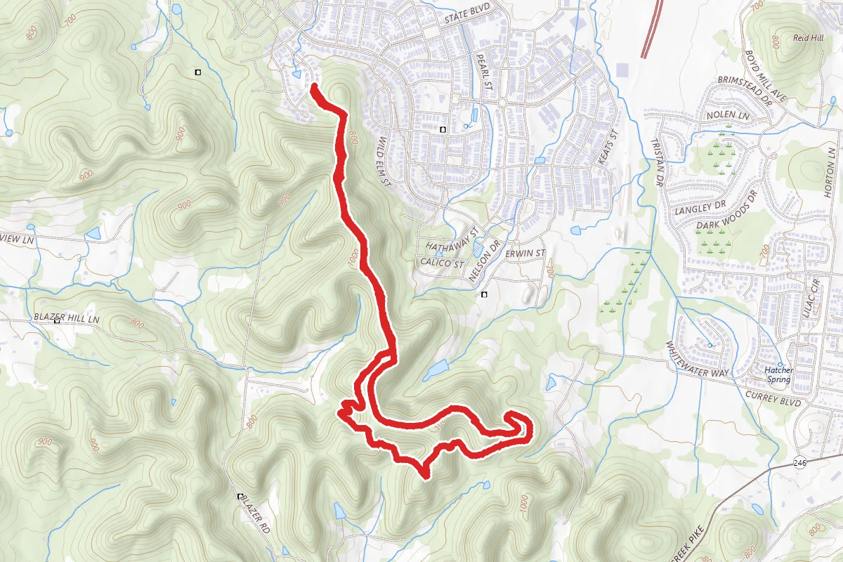 Ridge and West Slope Trail