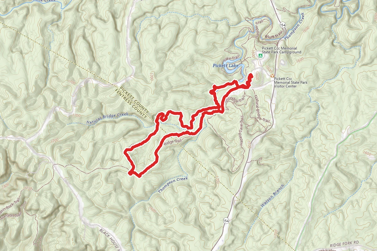 Picket State Park Ridge Trail