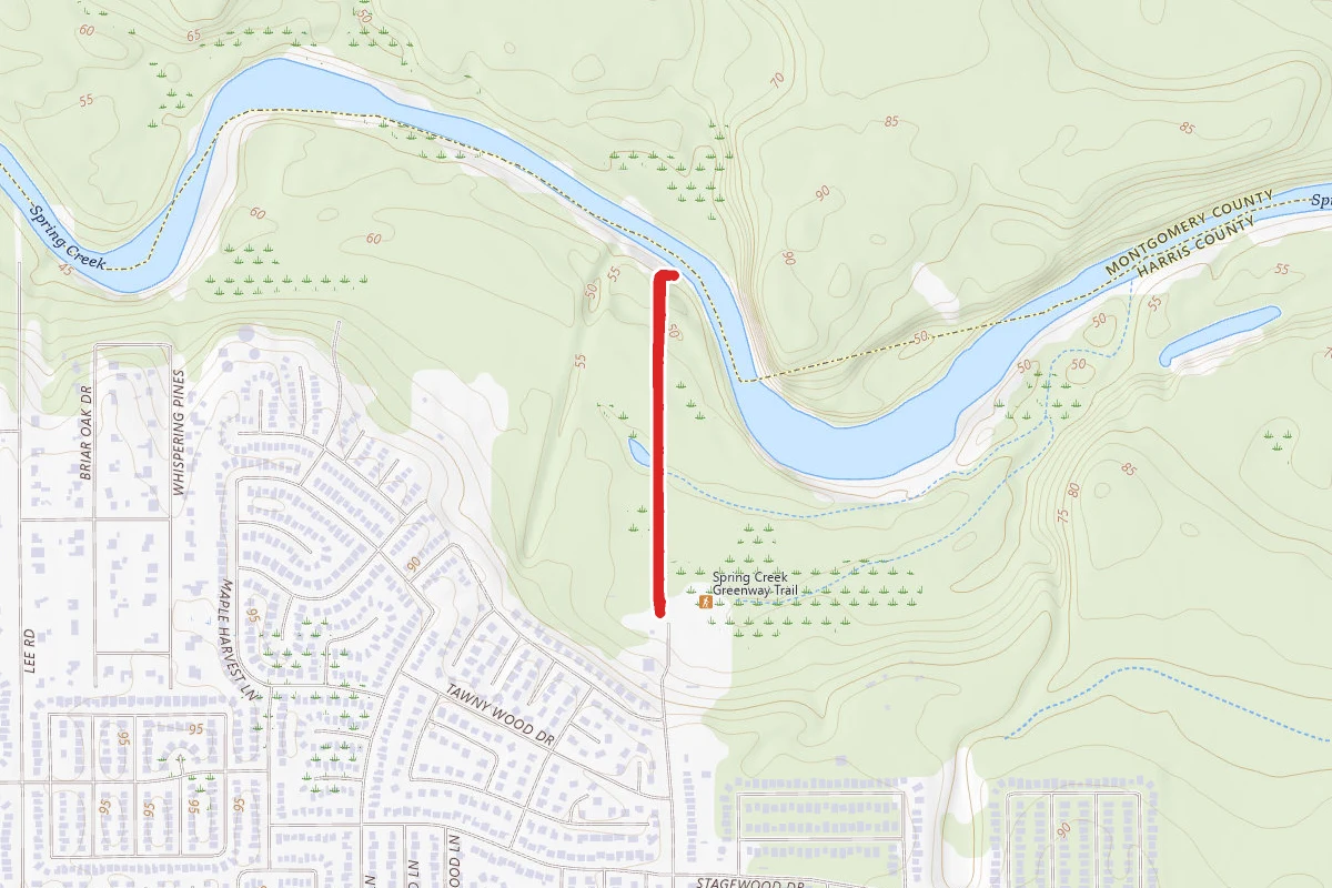 Spring Creek Canoe Launch Trail