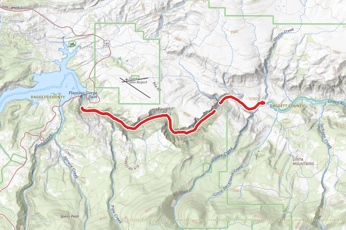 Little Hole Trail from Little Hole