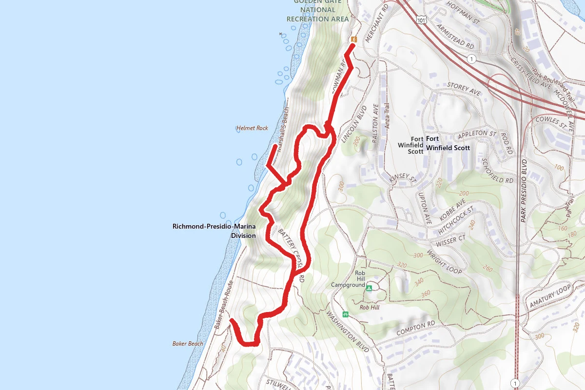 Batteries to Bluffs Trail