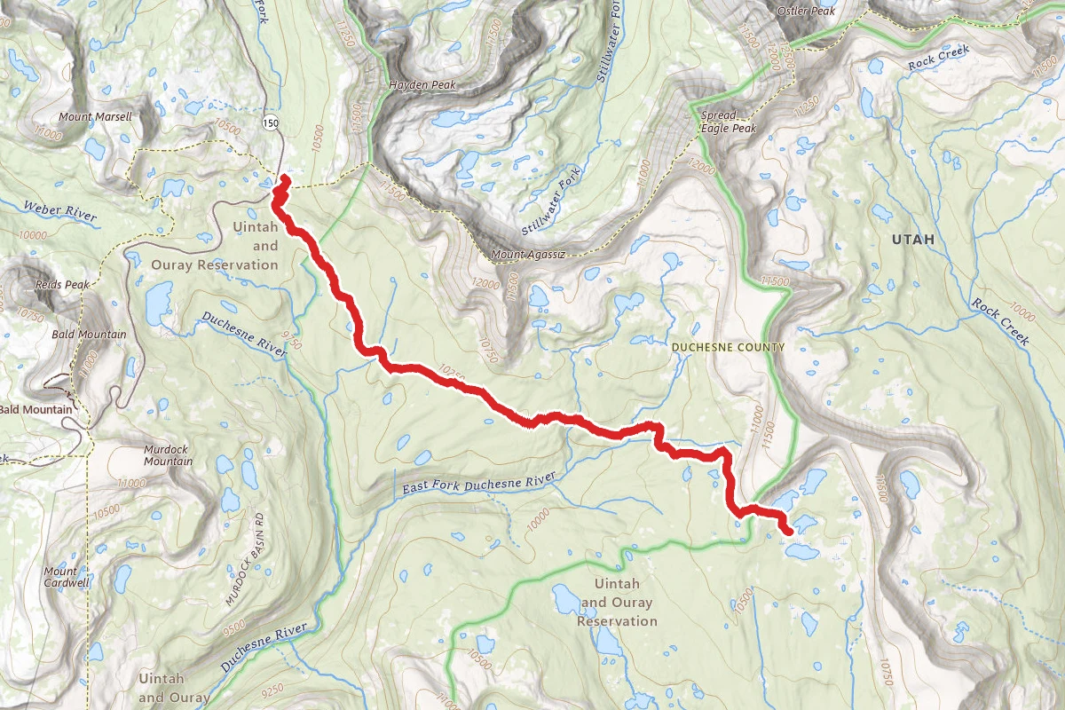 Four Lakes Basin Trail