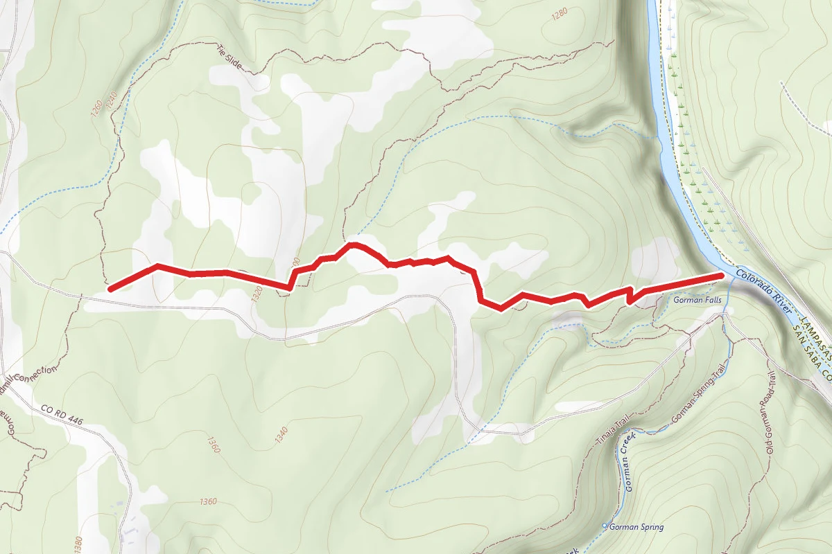 Gorman Falls Trail