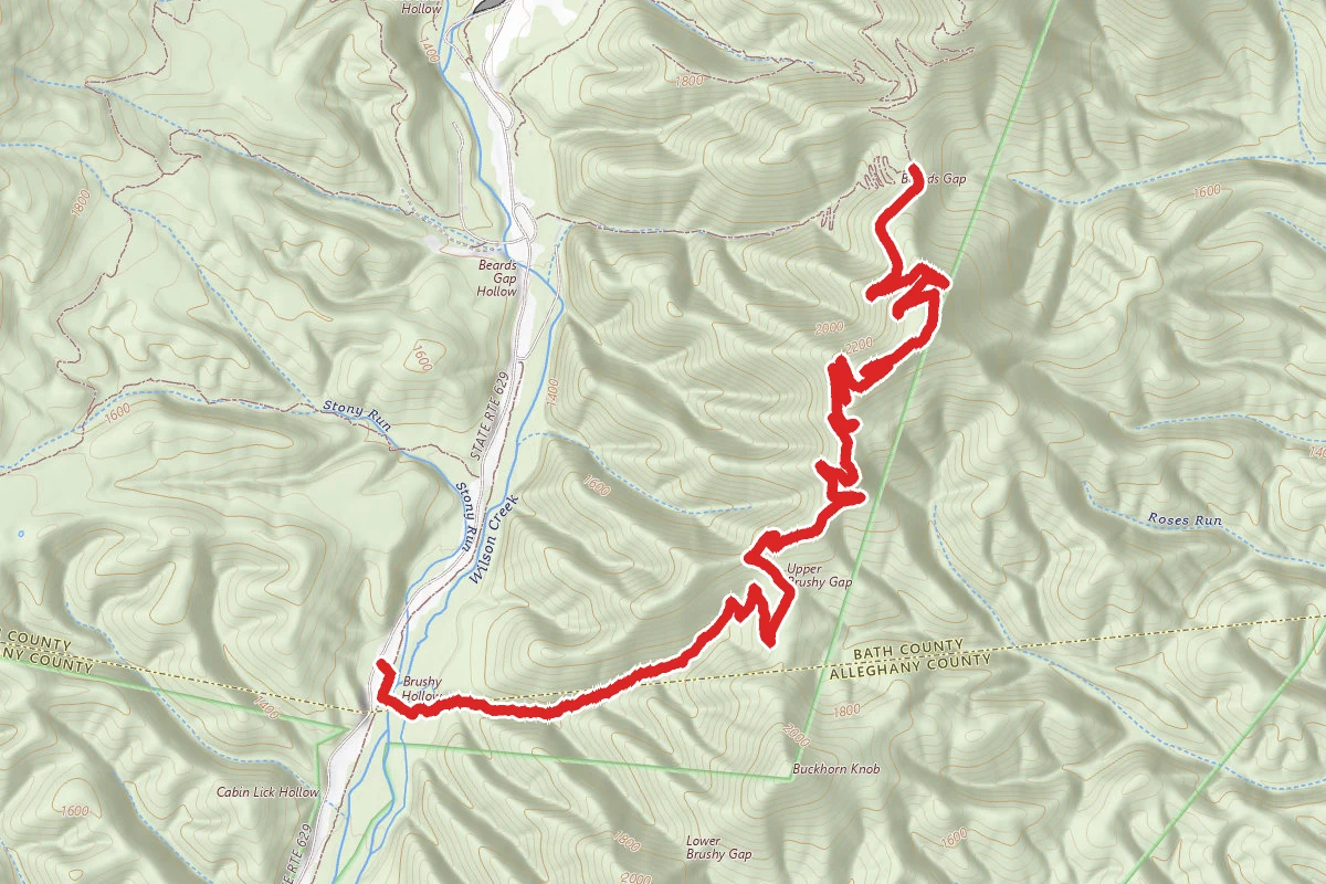 Douthat State Park Loop