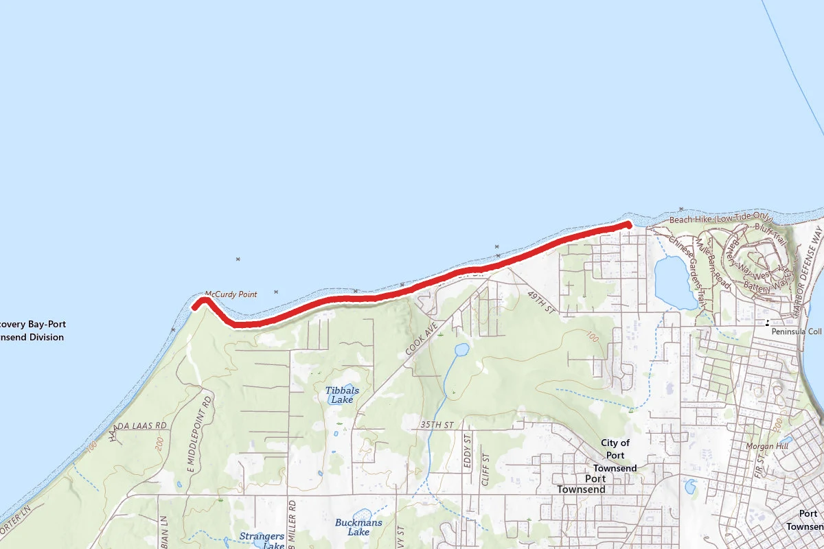North Beach Park to Glass Beach