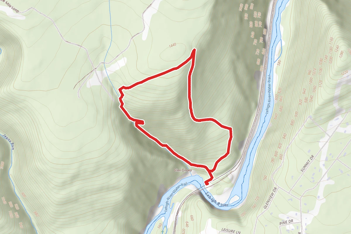 Glen Onoko Falls Loop