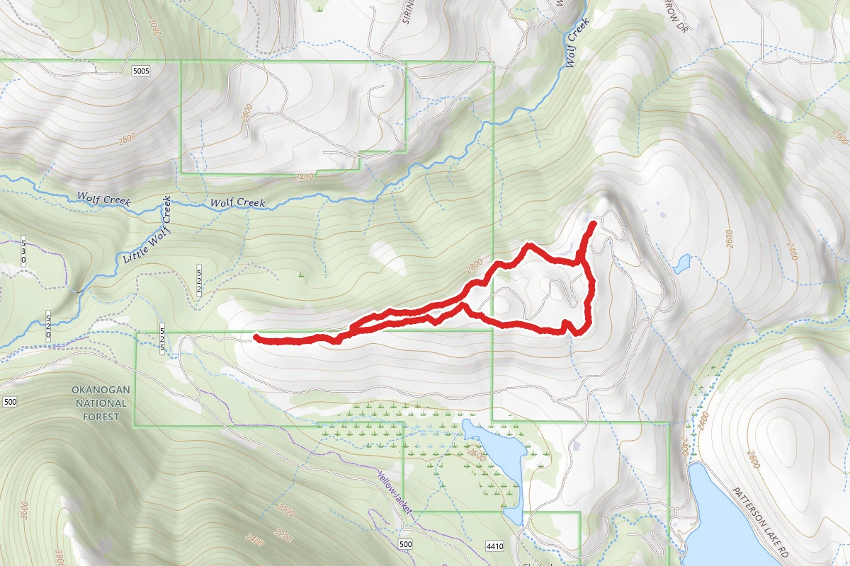 Sun Mountain via Sunnyside Trail