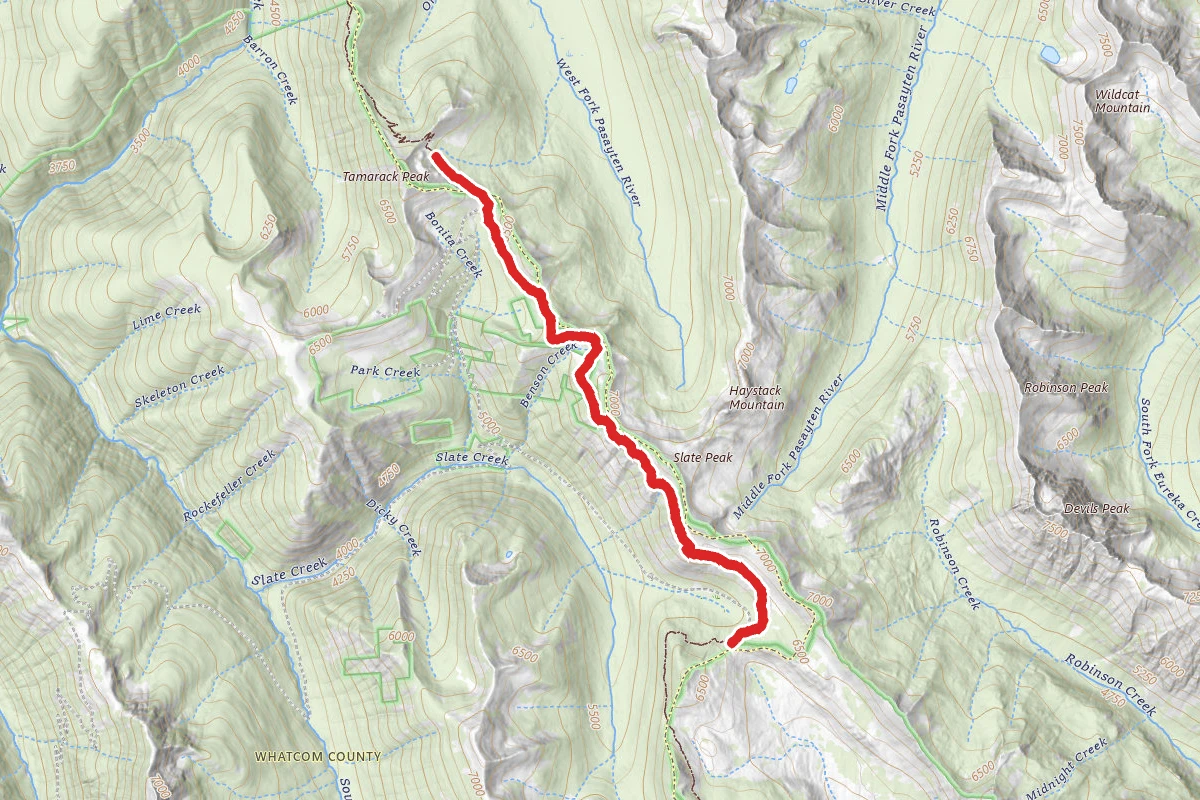 Windy Pass via the PCT