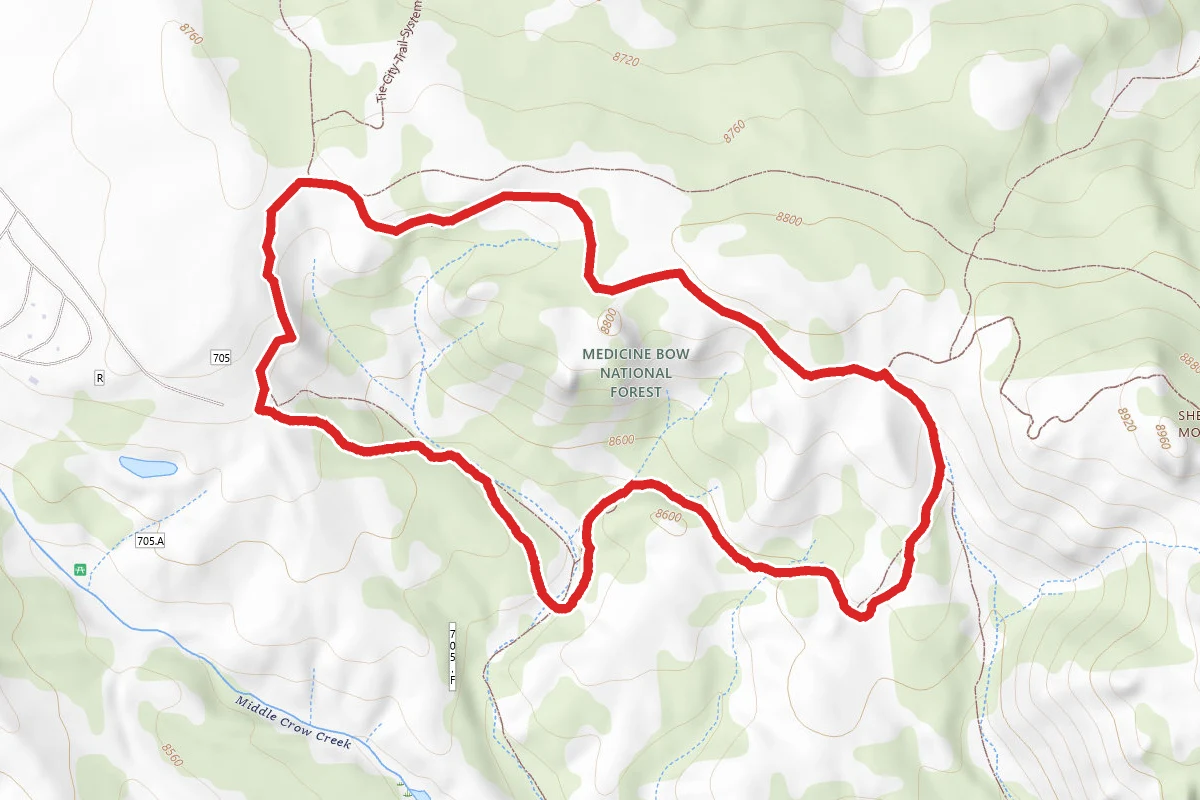Headquarters National Recreation Trail and Crow Creek Loop