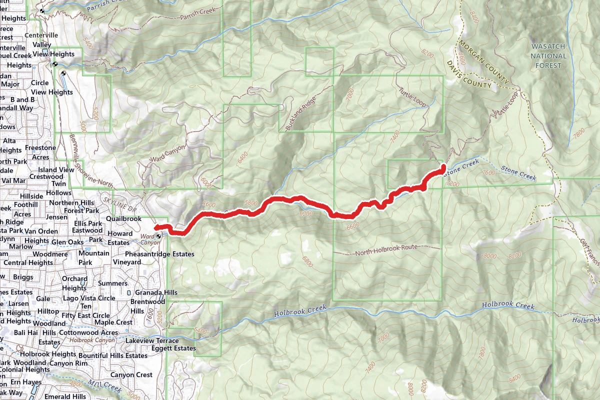 Ward Canyon Trail