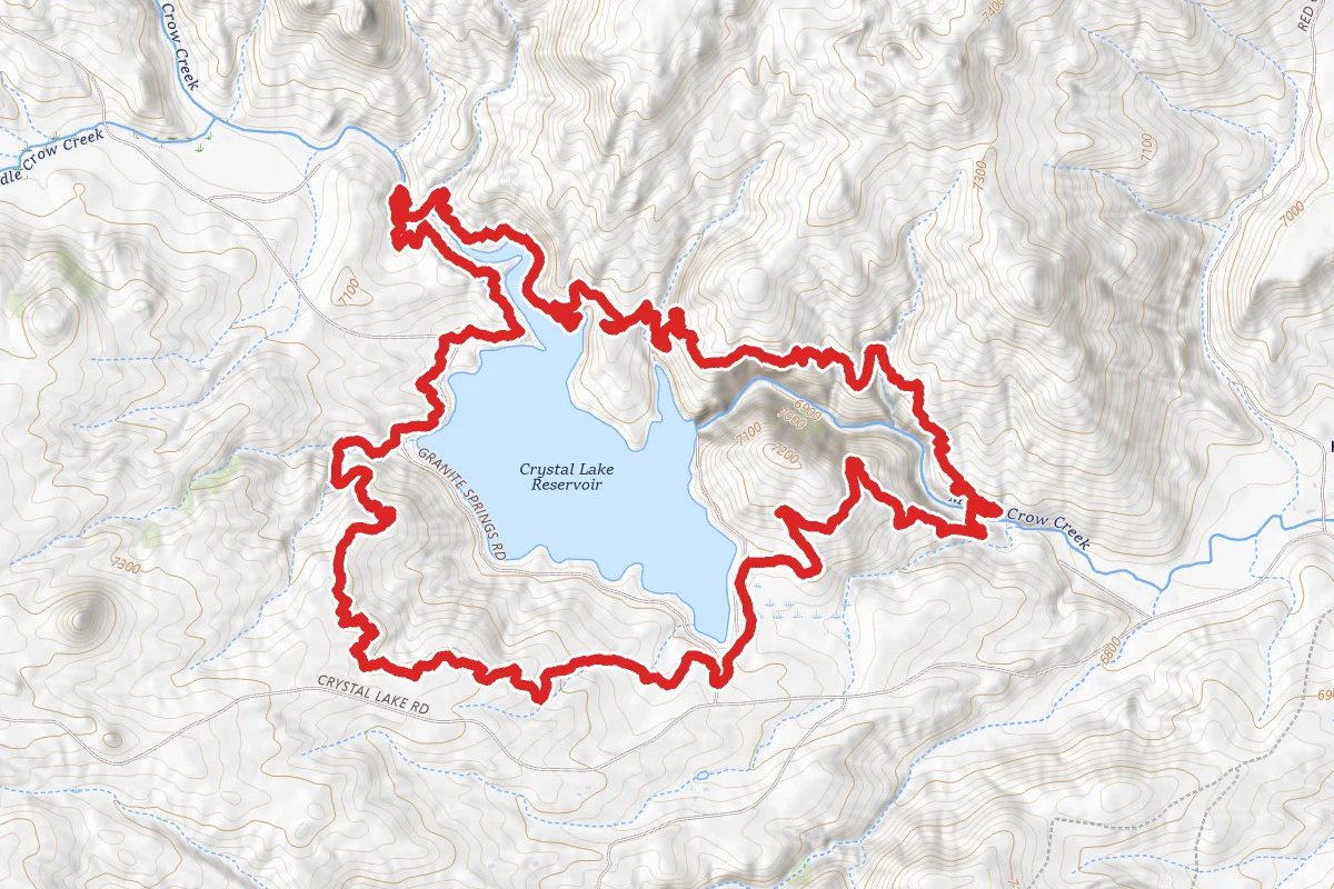 Cliff Hanger, Canyons, and Crystal Ridge Trails Loop