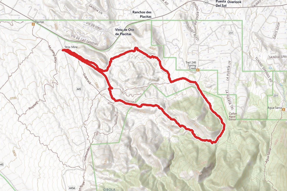 Chalk Dust to Strip Mine Loop